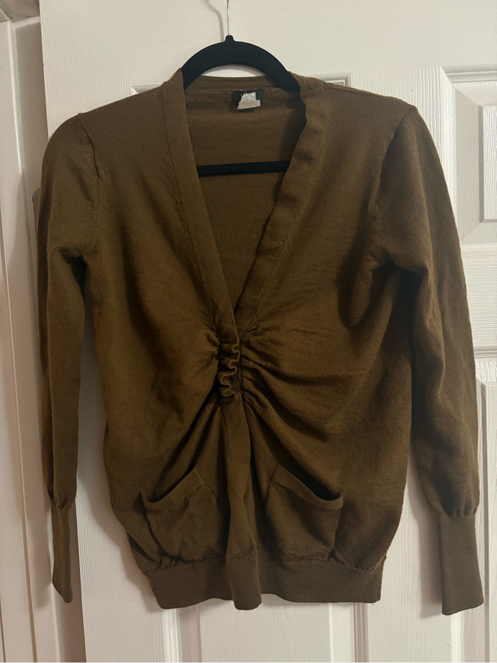 J Crew cardigan long sleeve v neck office career fall